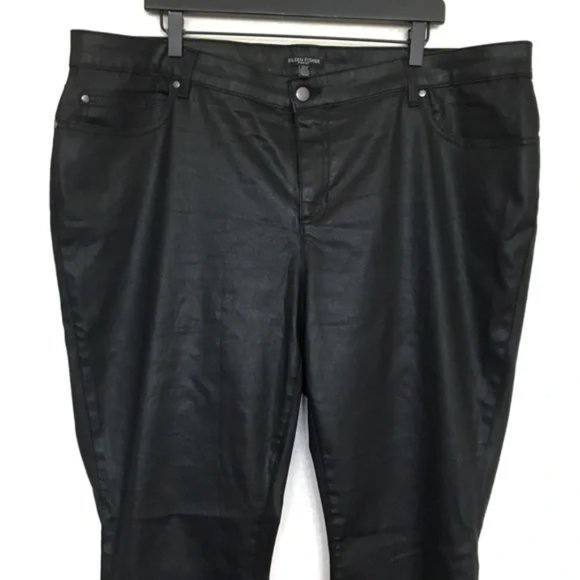 Eileen Fisher Wax Coated Skinny Pants - Picture 3 of 7
